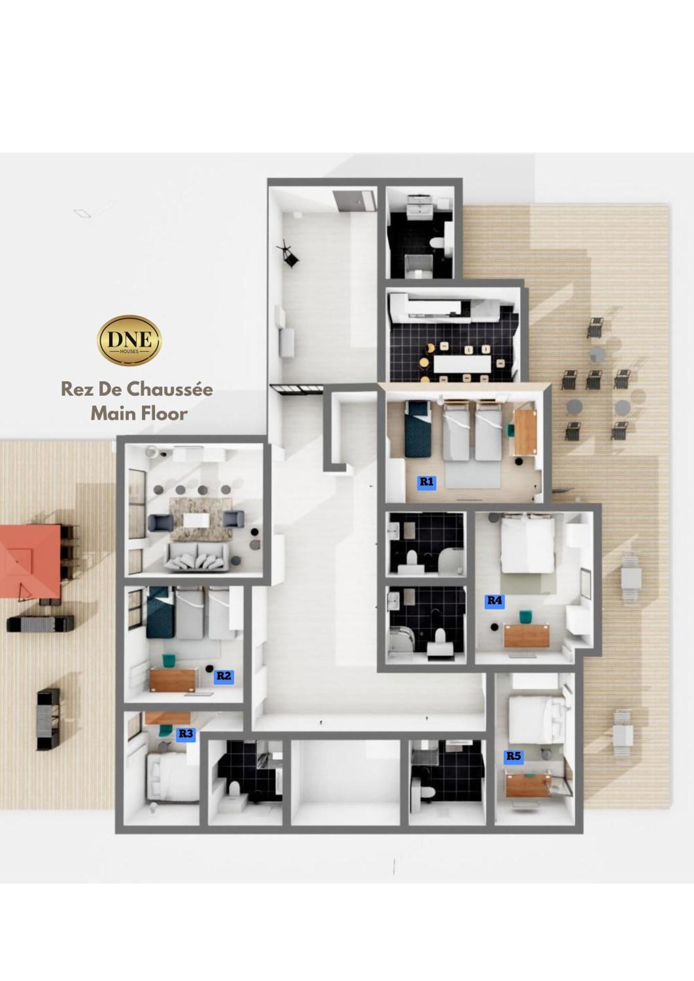 D&E - PARIS-DISNEY - HOLIDAYS APARTMENT - APPARTEMENT DE VACANCES - 5 CHAMBRES- 5 SDB - 5 BEDROOMS - 5 BATHROOMS - Netflix Champs-Sur-Marne Exterior foto